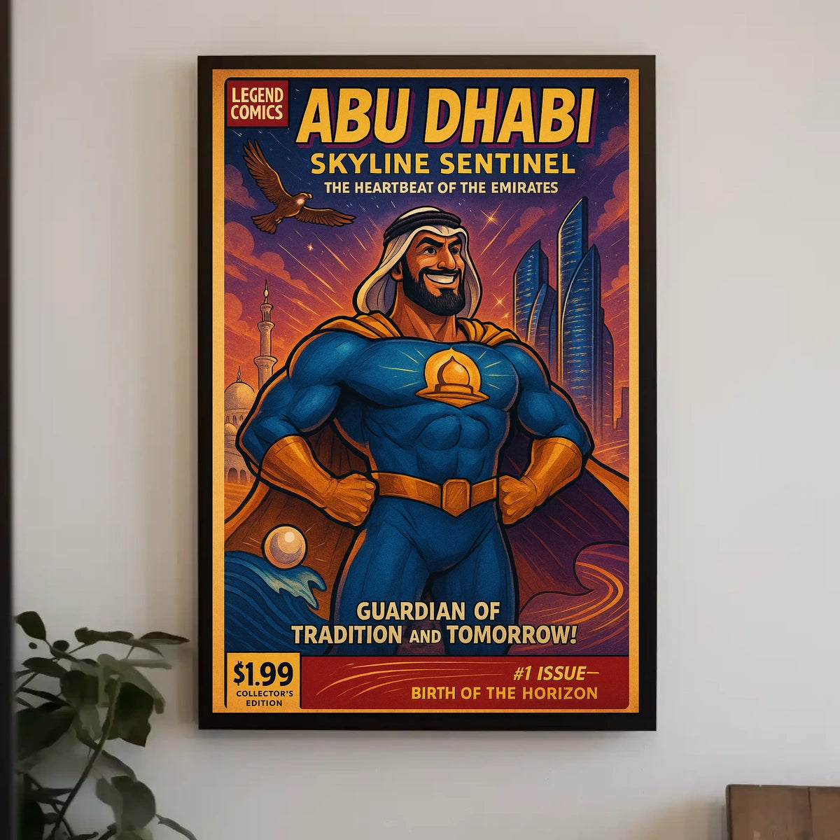 Skyline Sentinel of Abu Dhabi Poster
