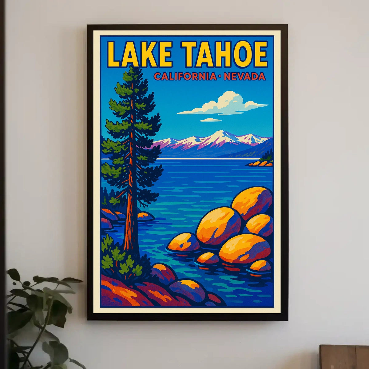 Lake Tahoe Scenic Poster