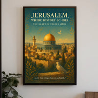Jerusalem Where History Echoes Poster