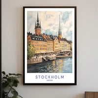 Scenic Stockholm Poster PosterGoat