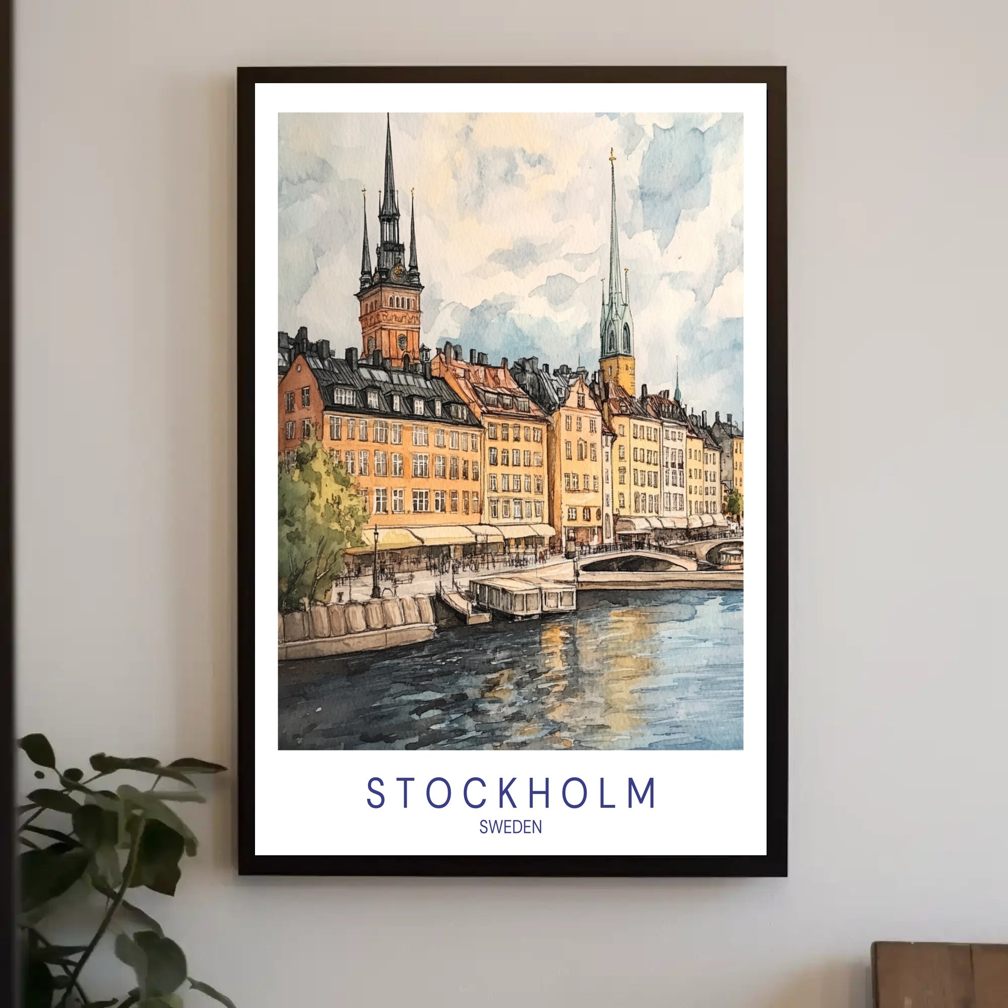 Scenic Stockholm Poster PosterGoat
