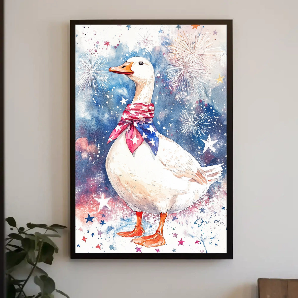 patriotic goose Poster