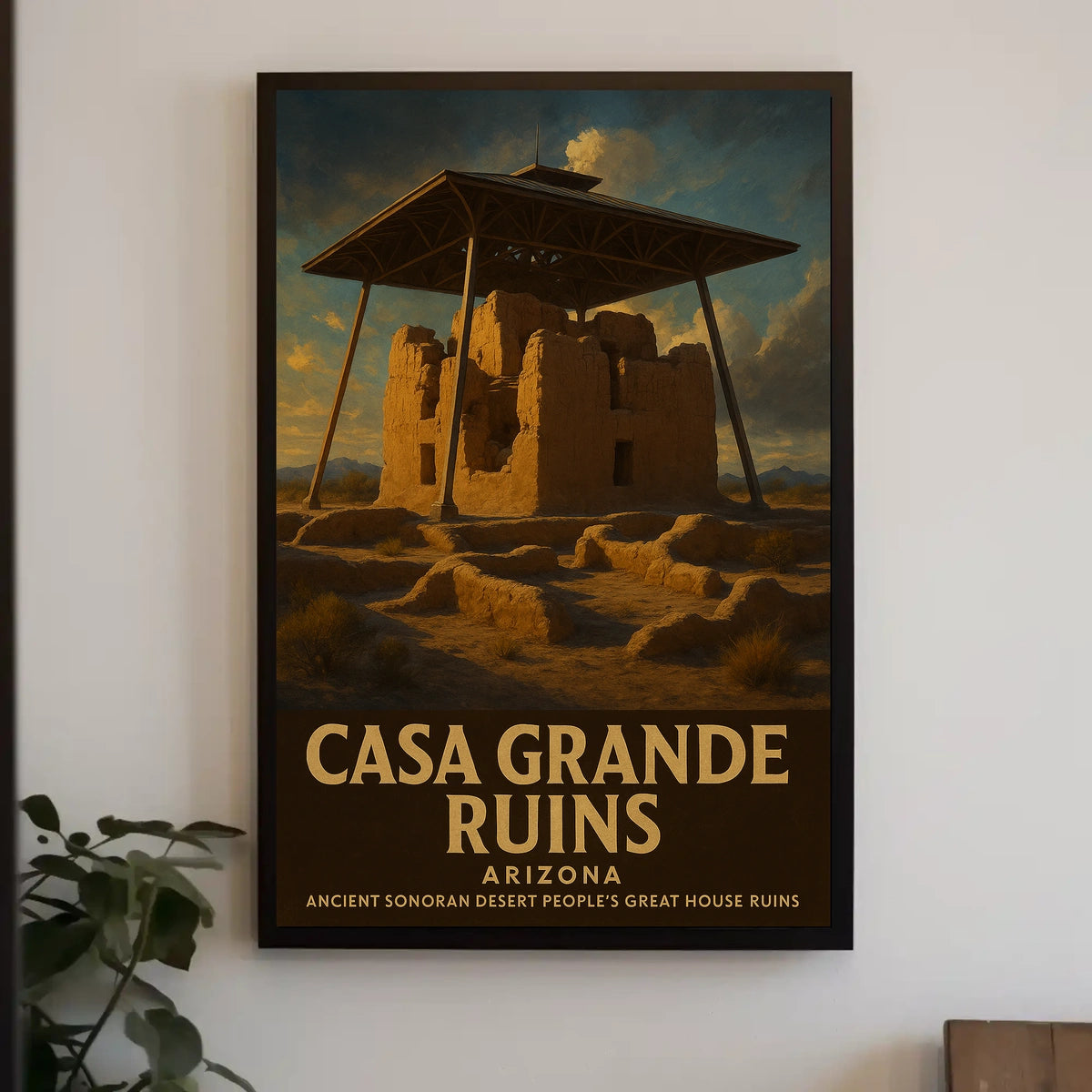 Casa Grande Ruins Arizona Poster