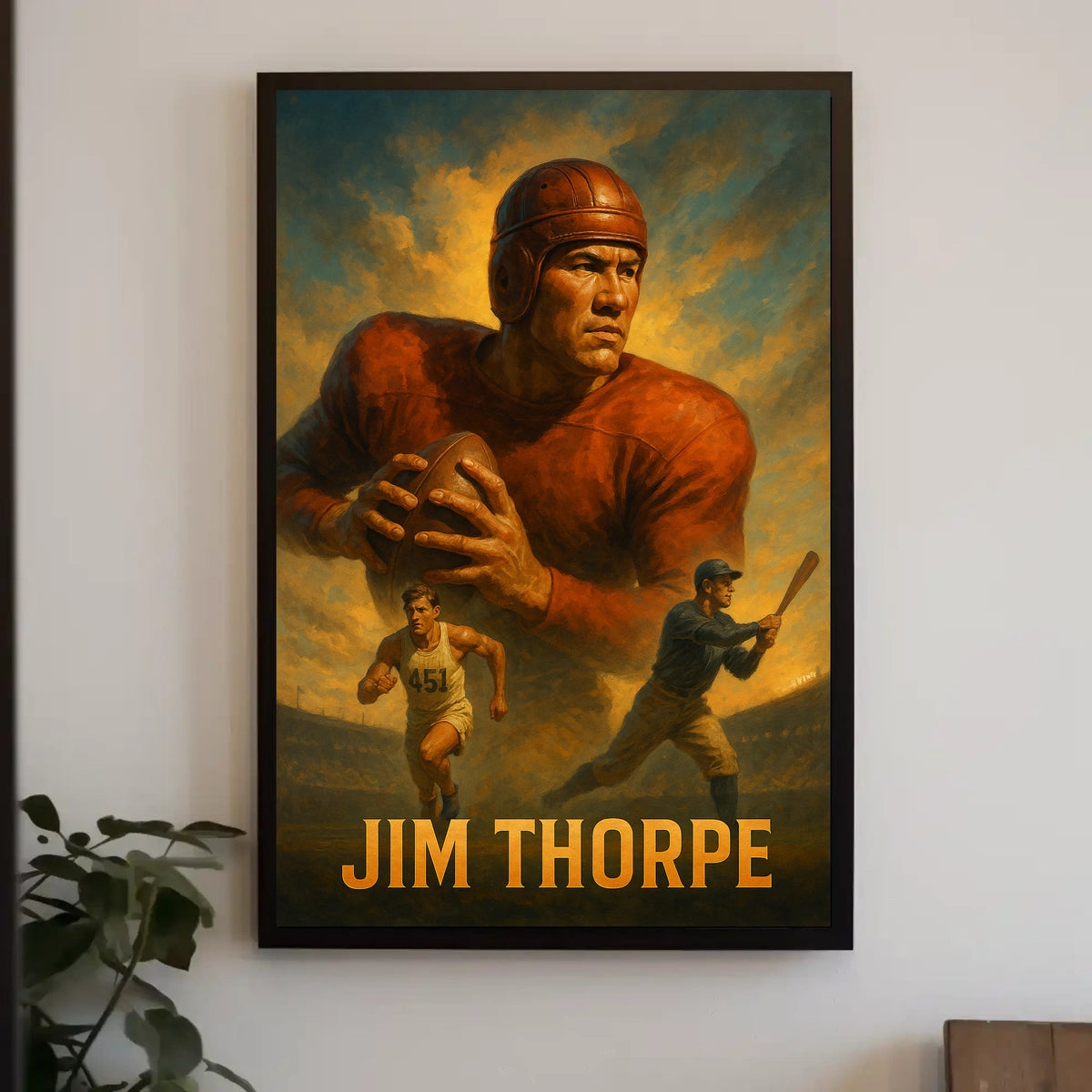 Jim Thorpe A Legendary Athlete Poster
