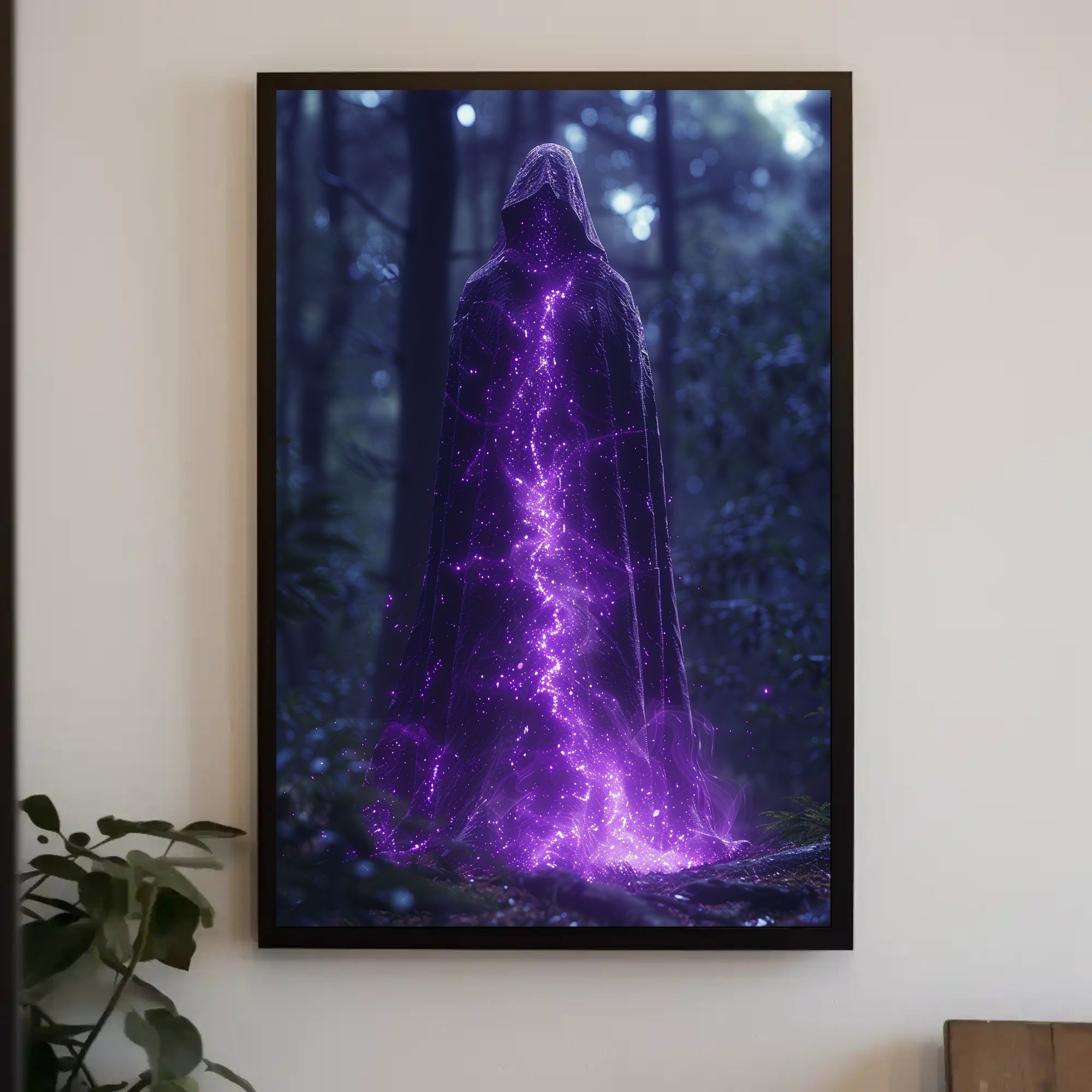 Enchanted Forest Specter Art Print Poster for Home Decor and Wanderlust Enthusiasts PosterGoat