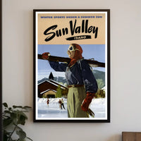 Winter Sports Under a Summer Sun Poster PosterGoat