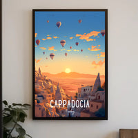 Cappadocia Sunrise Adventure Travel Poster