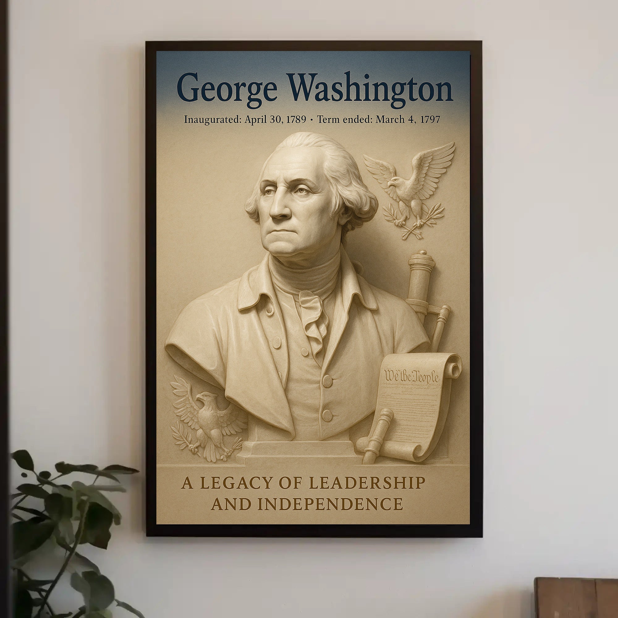 George Washington 1st President Poster PosterGoat