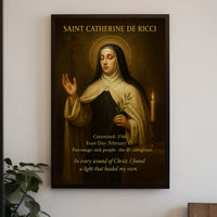 Saint Catherine de Ricci Religious Heritage Poster