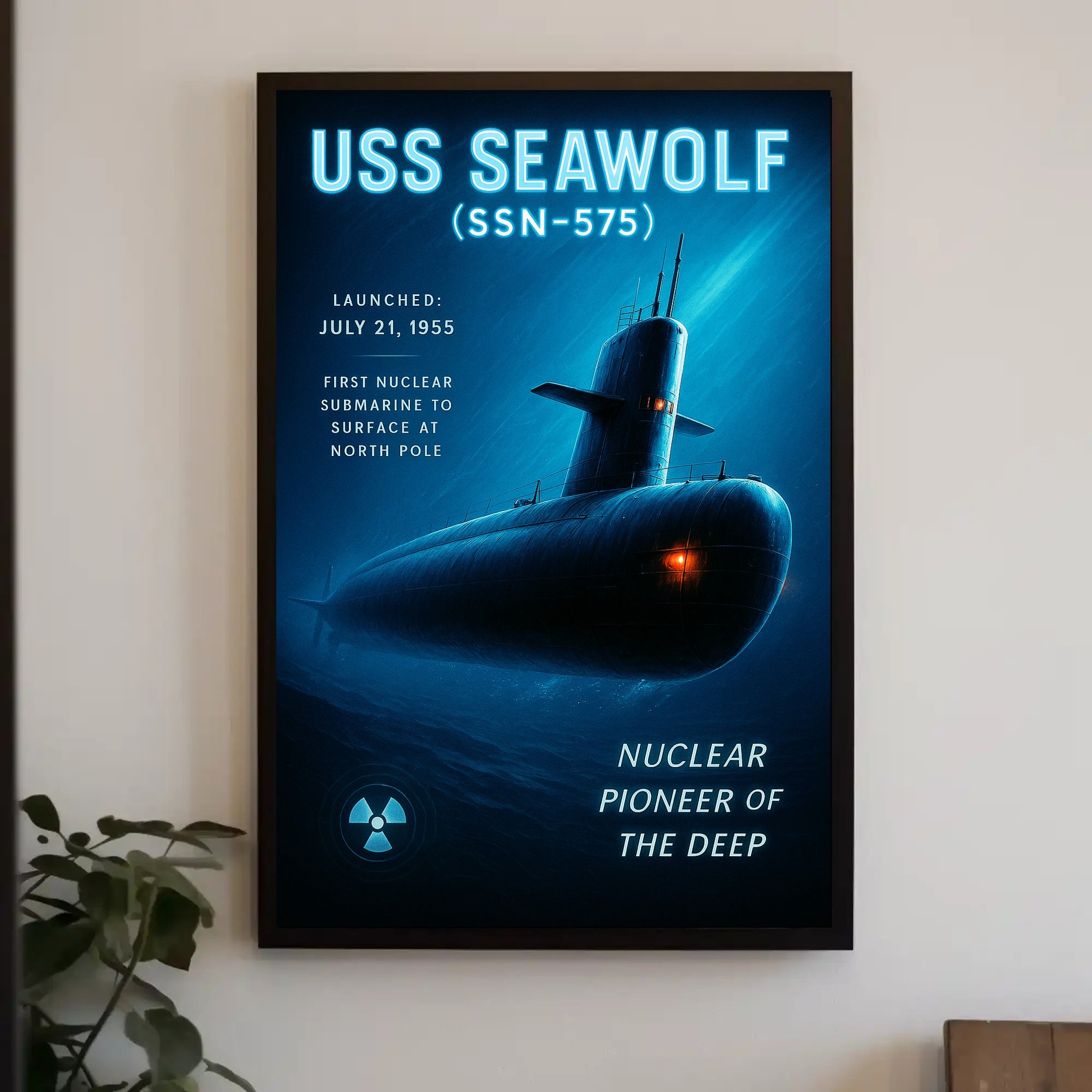 USS Seawolf Nuclear Pioneer Poster PosterGoat