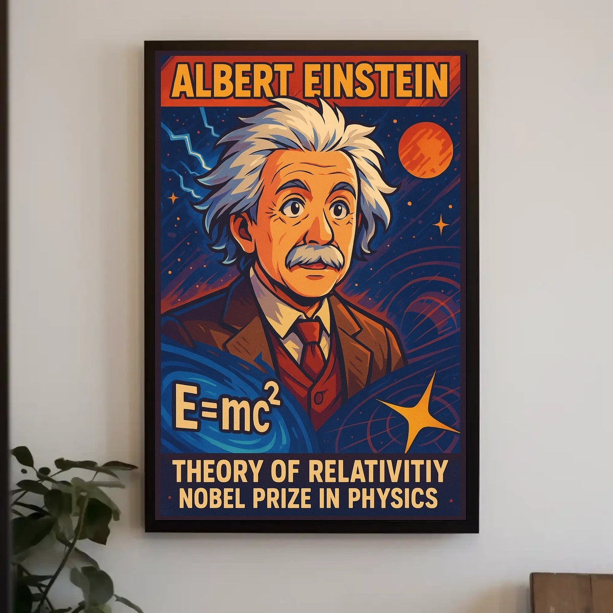 Albert Einstein Theory Of Relativity Poster