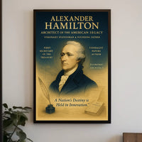 Alexander Hamilton Architect of the American Legacy Poster