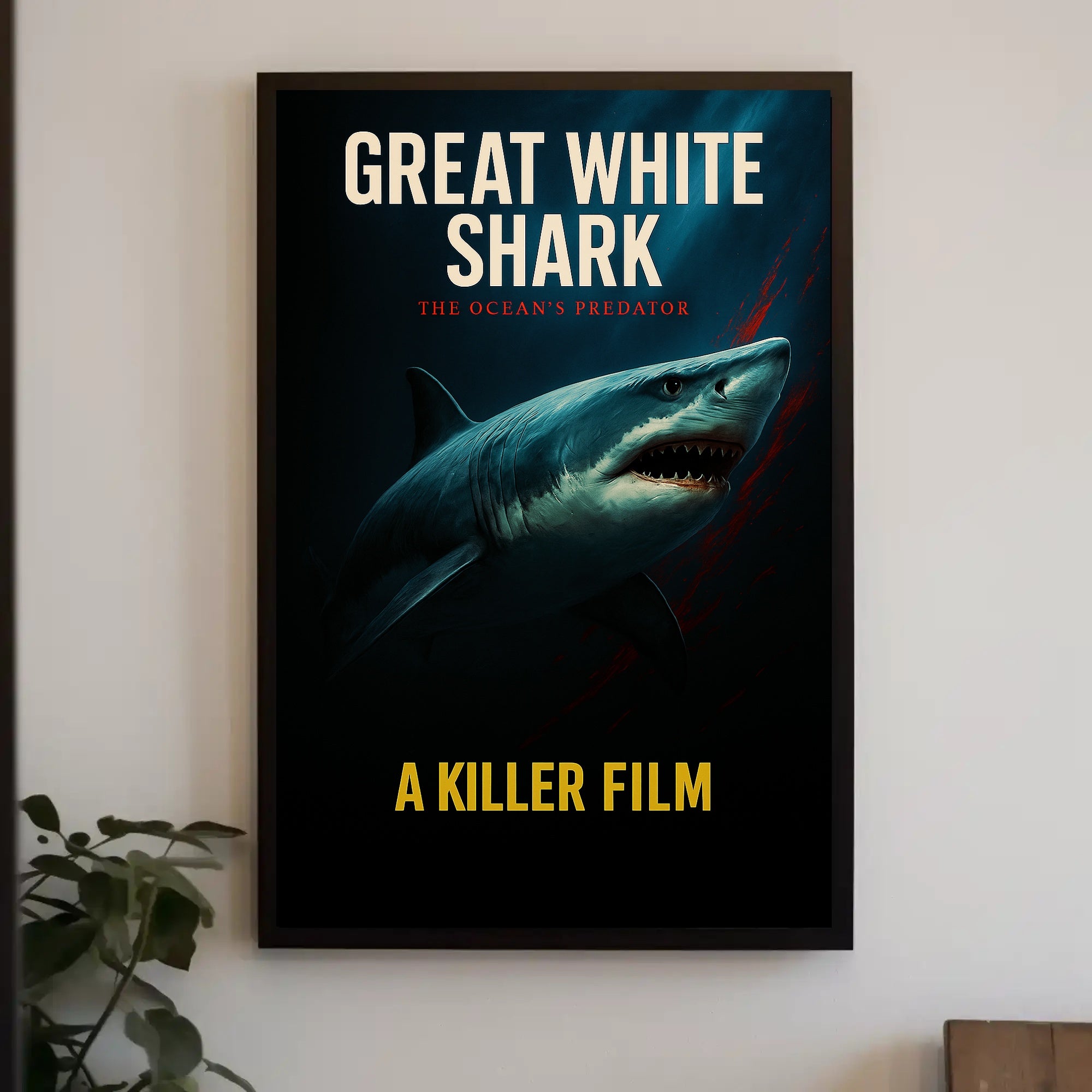 Great White Shark The Oceans Predator Poster PosterGoat
