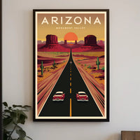 Arizona's Monument Valley Road Trip Poster