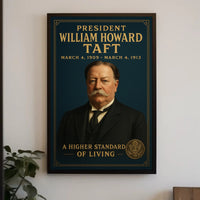 William Howard Taft Vintage Presidential Historical or Presidential Poster