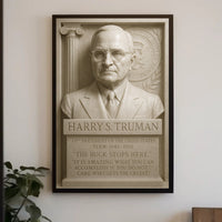 Harry S. Truman 33rd President Poster