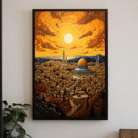 Radiant Cityscape Poster