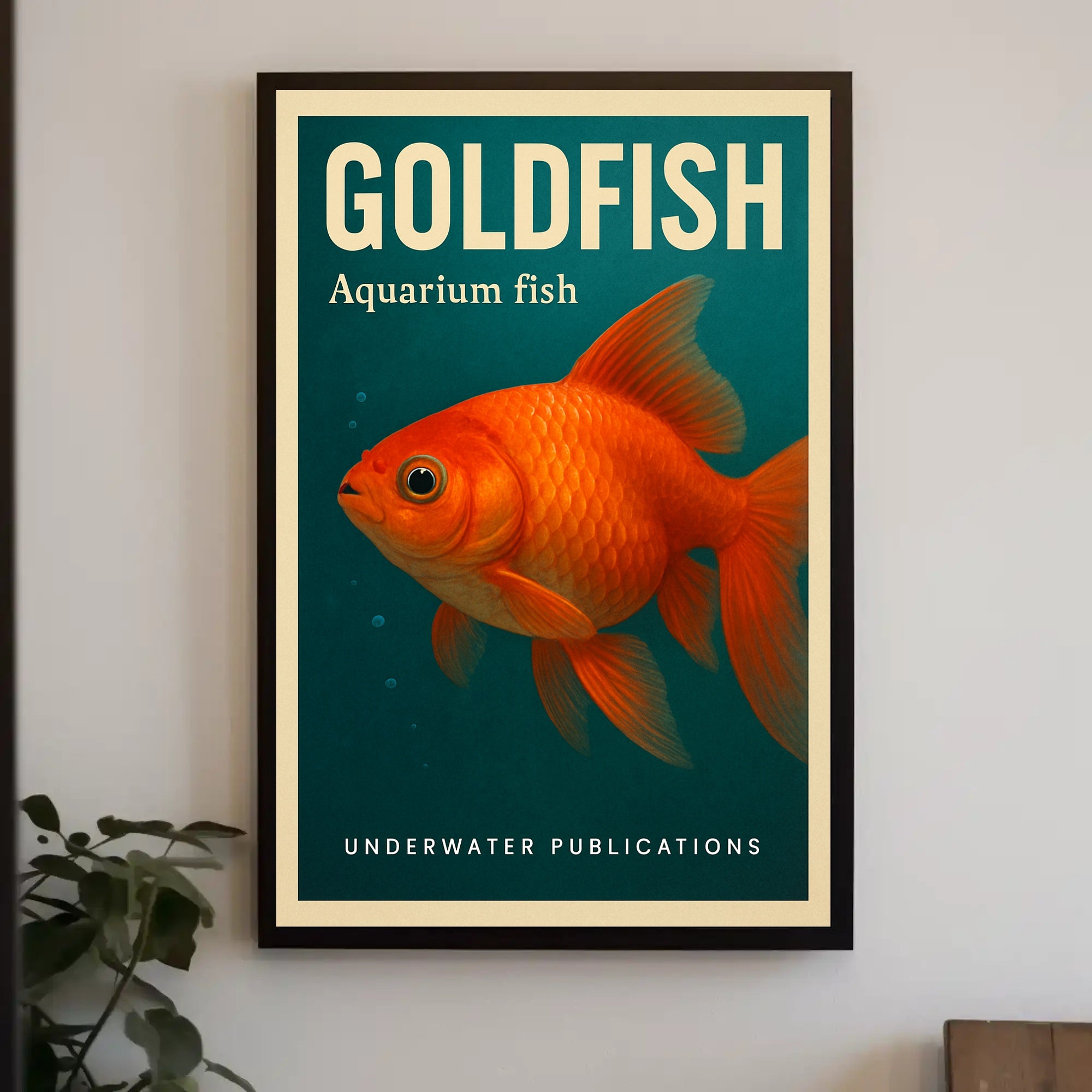 Goldfish Aquarium Delight Poster
