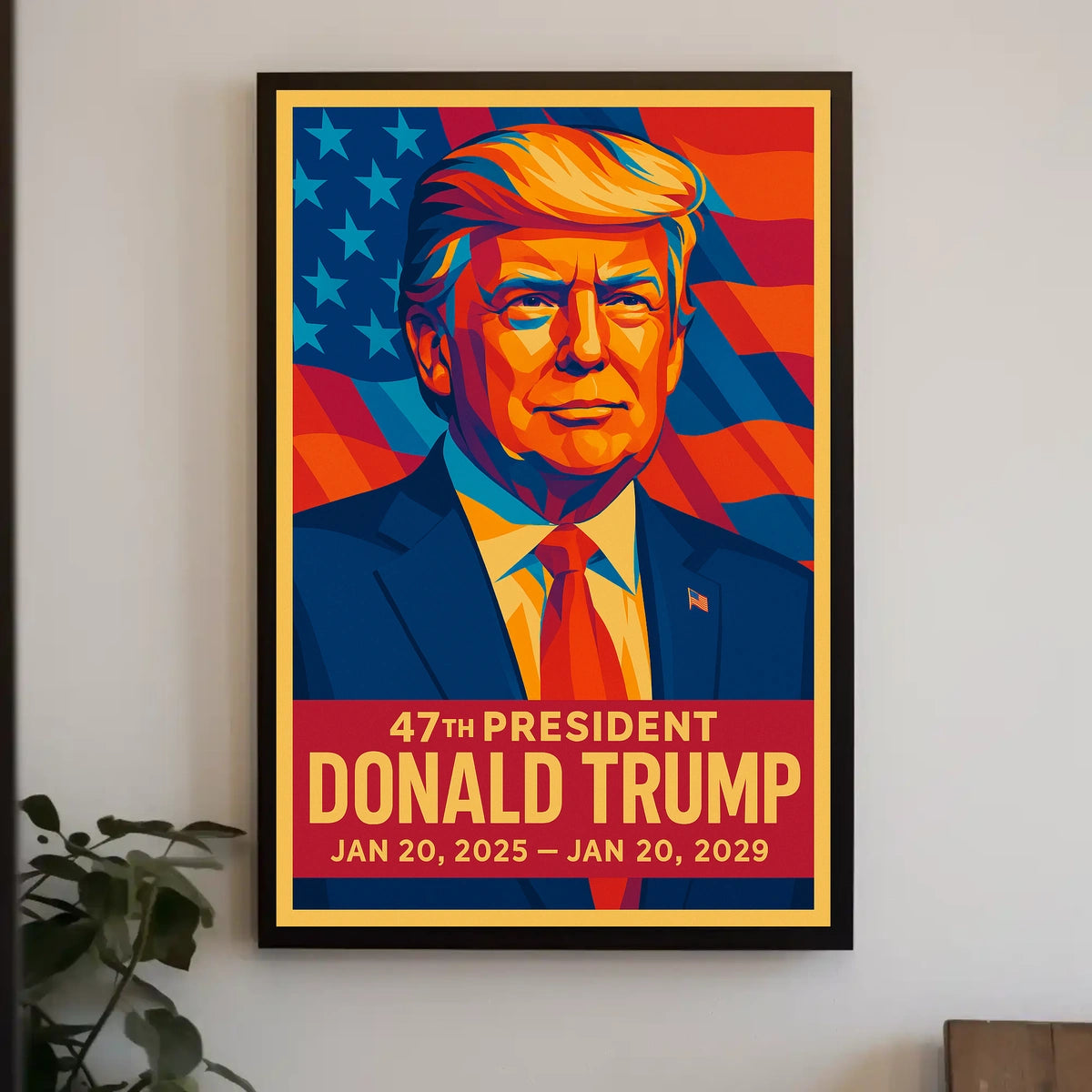 Donald Trump 47th President Poster