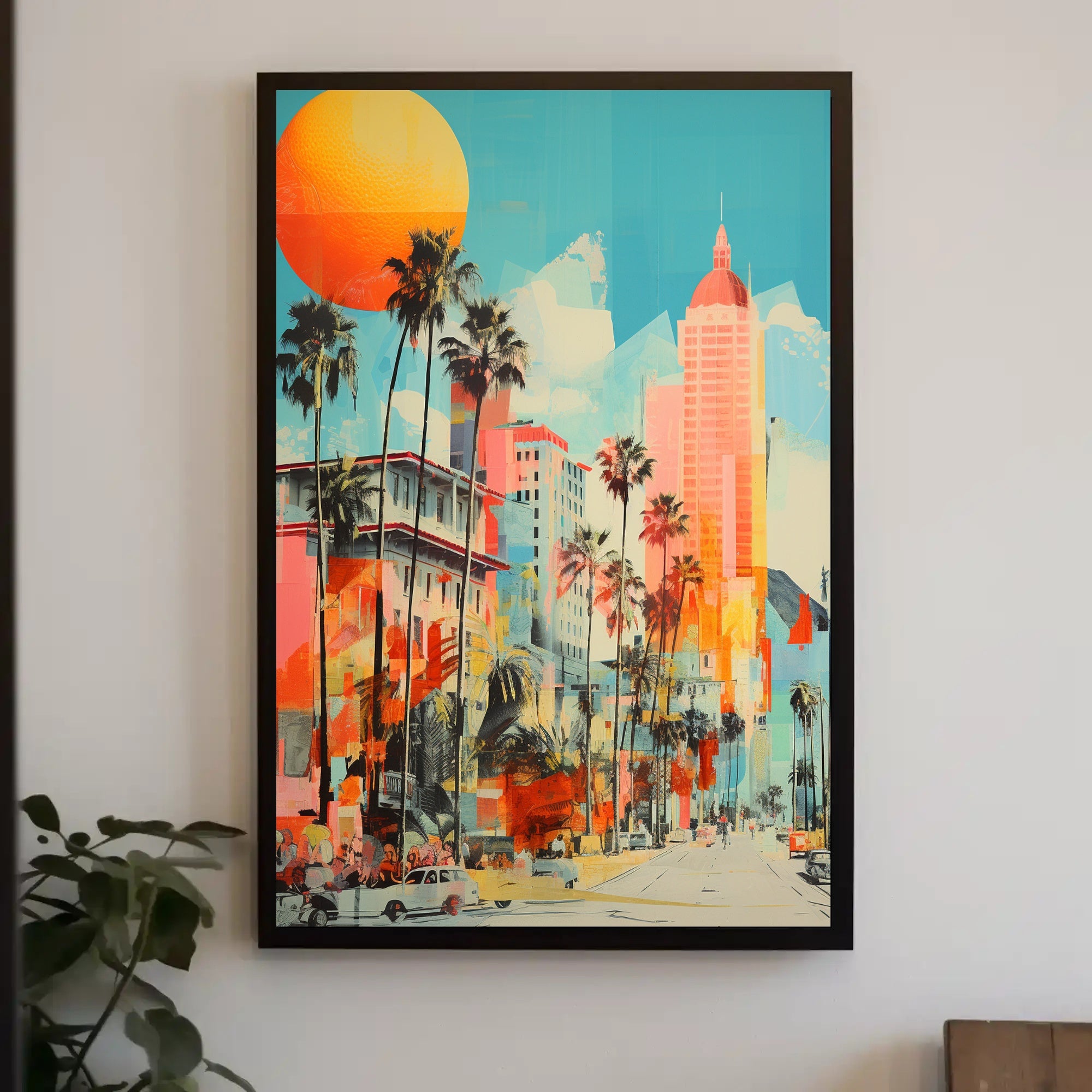 Vibrant Cityscape Poster