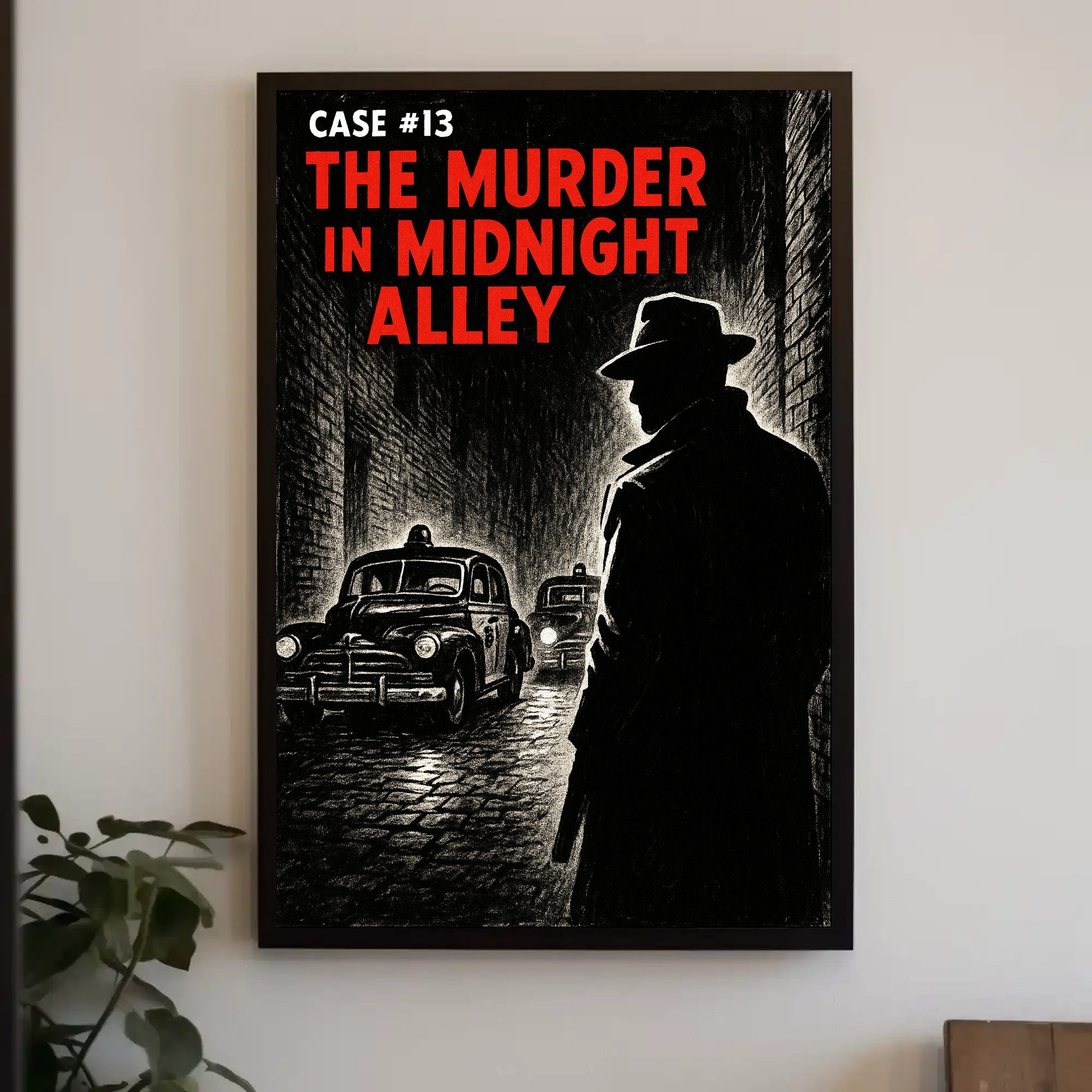 Case #13 The Murder in Midnight Alley Poster PosterGoat