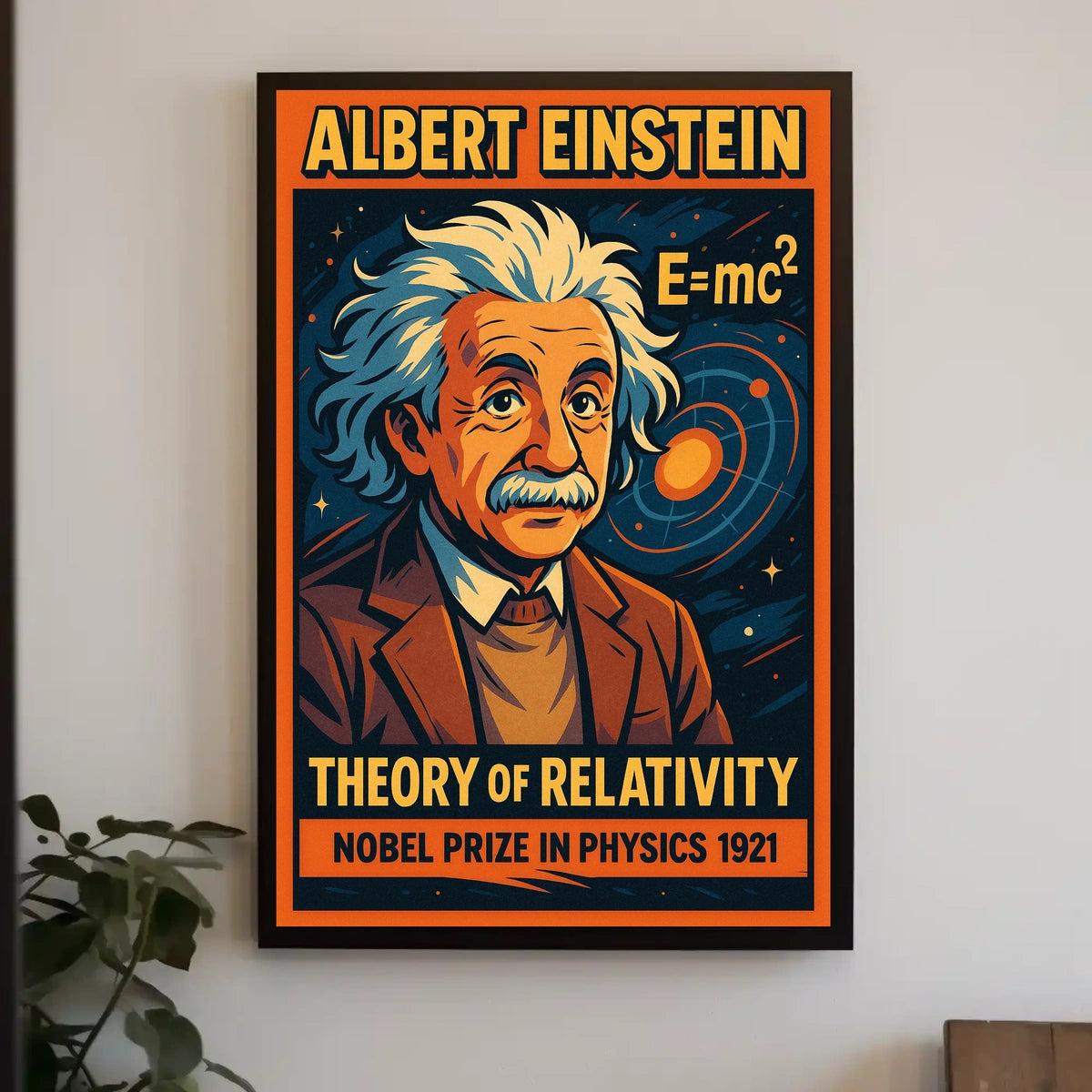 Albert Einstein Theory Of Relativity Poster