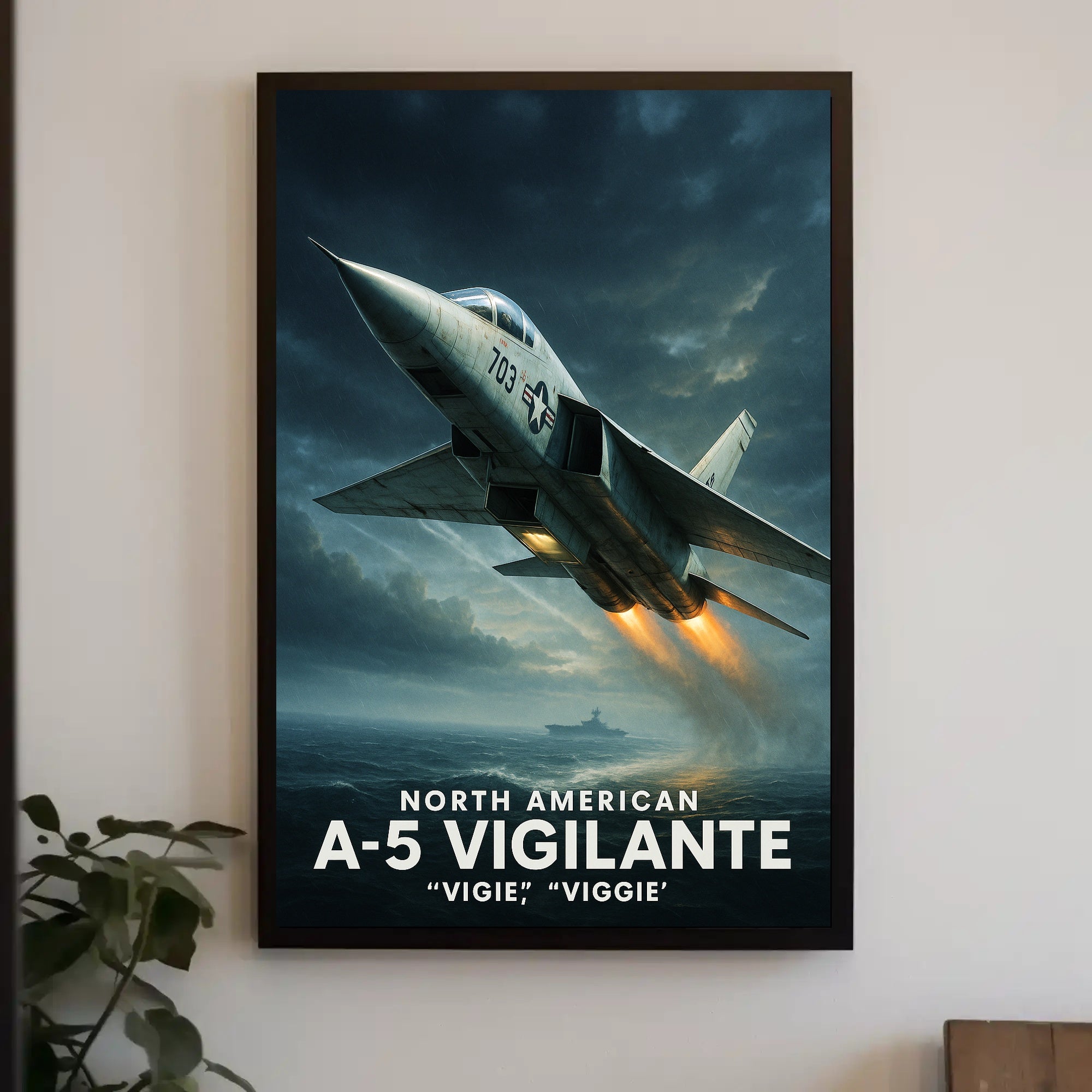 North American A5 Vigilante Poster PosterGoat