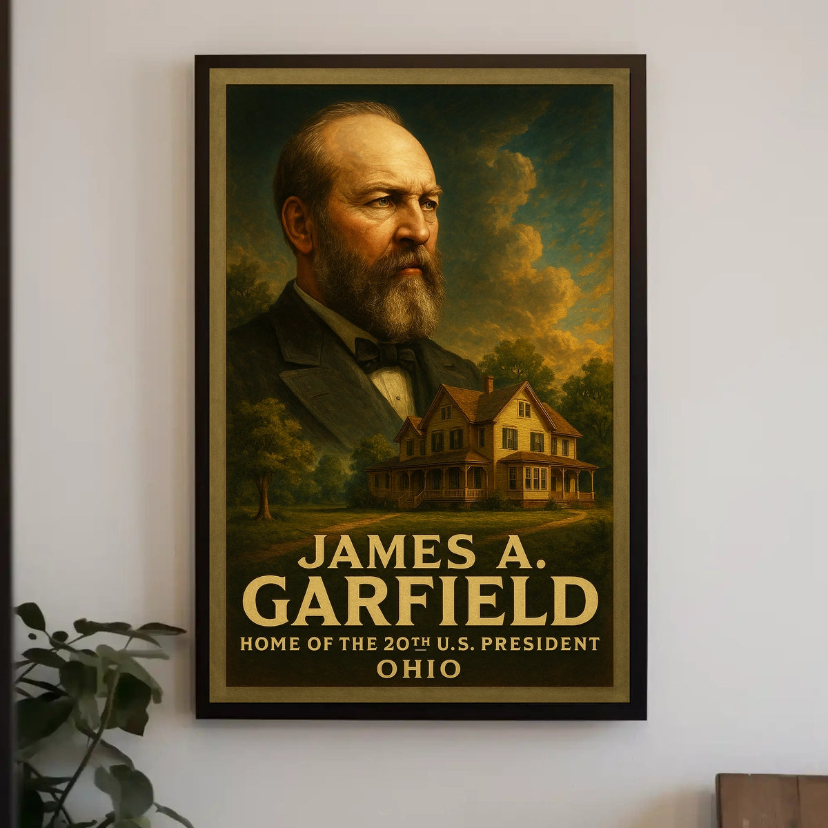 James A. Garfield 20Th President Poster