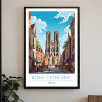 Reims Cathedral Poster