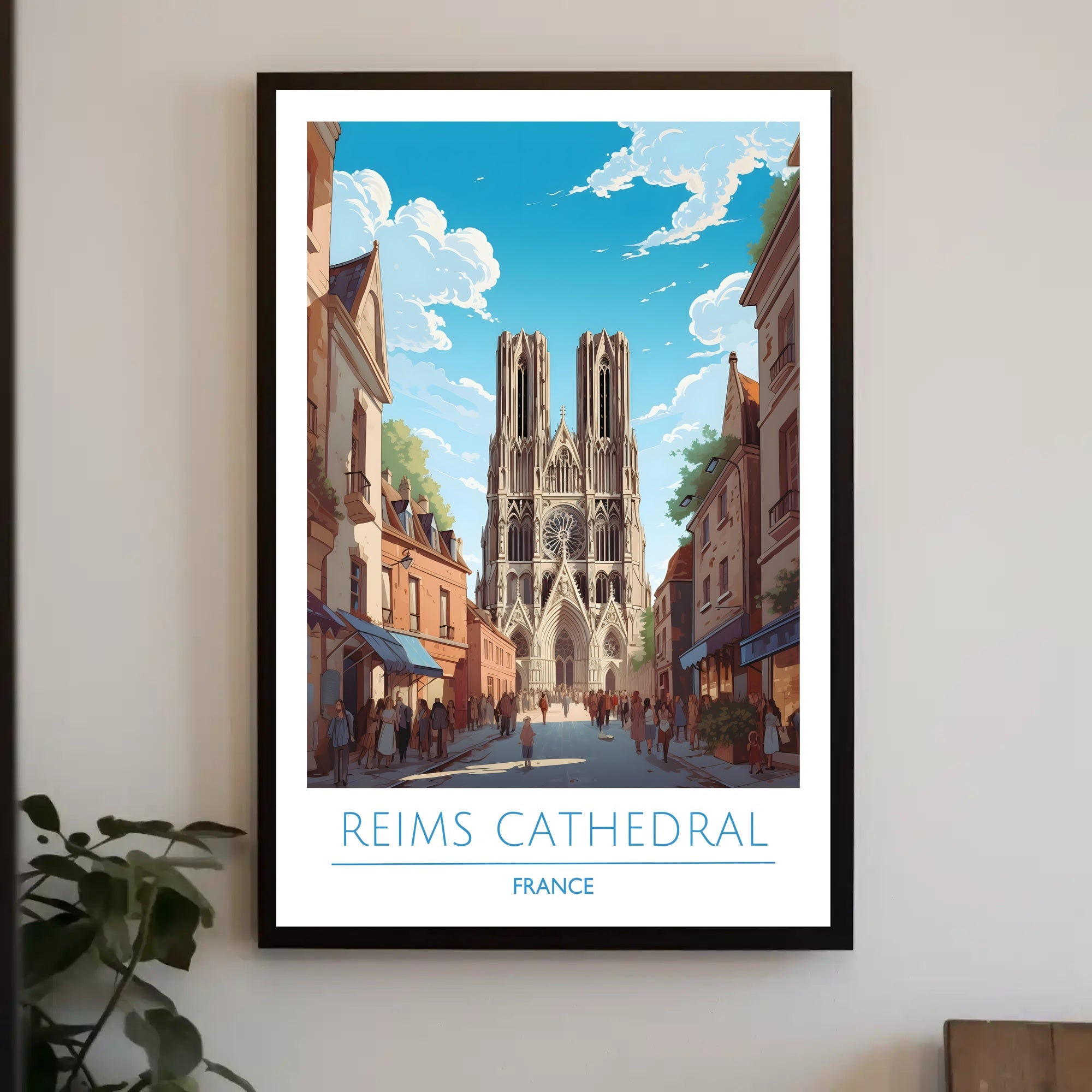 Reims Cathedral Poster