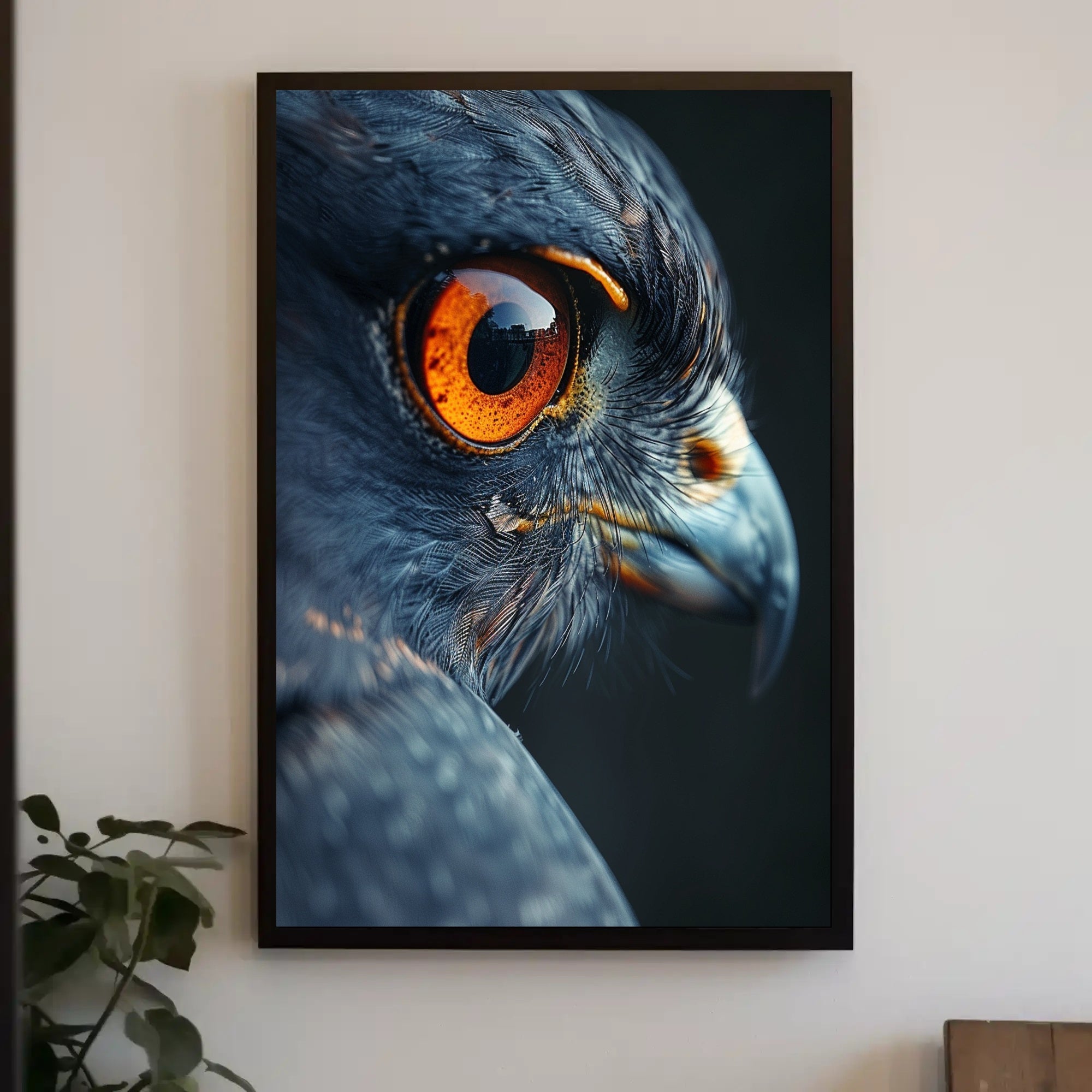 Majestic Eagle Eye Close-Up Animal Poster PosterGoat