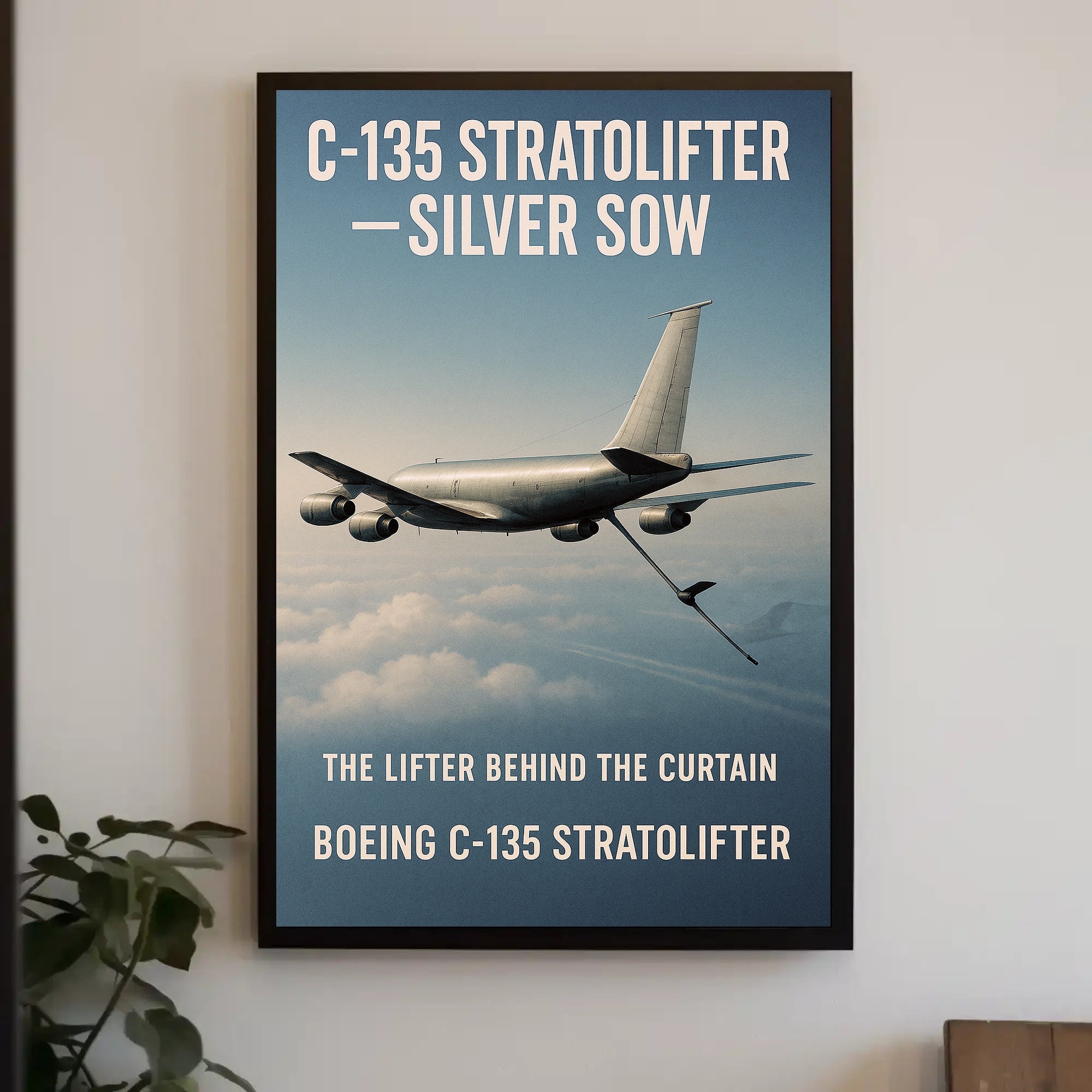 The Lifter Behind the Curtain Boeing C-135 Stratolifter Poster PosterGoat