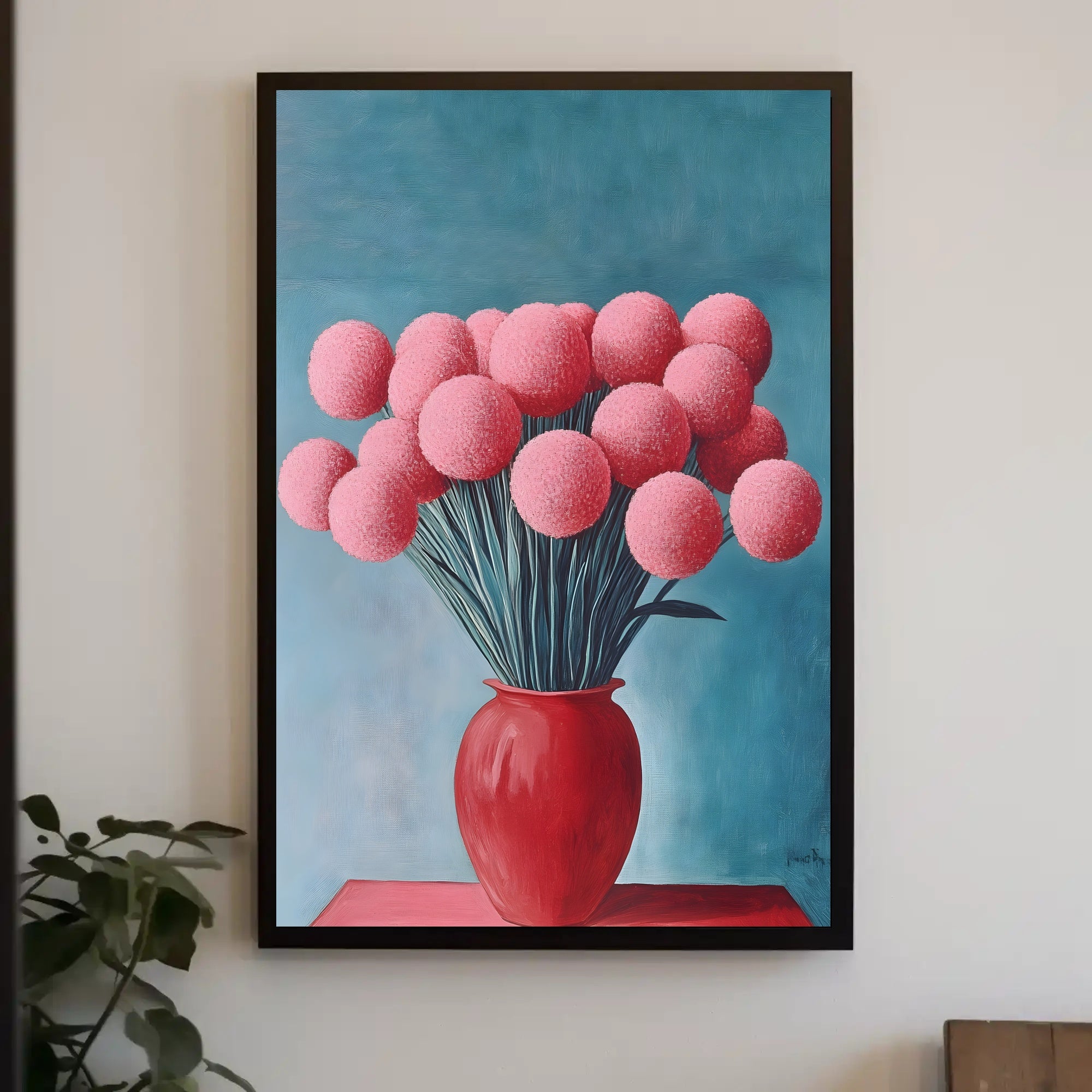 Floral Fantasy Poster Vibrant Botanical Wall Art