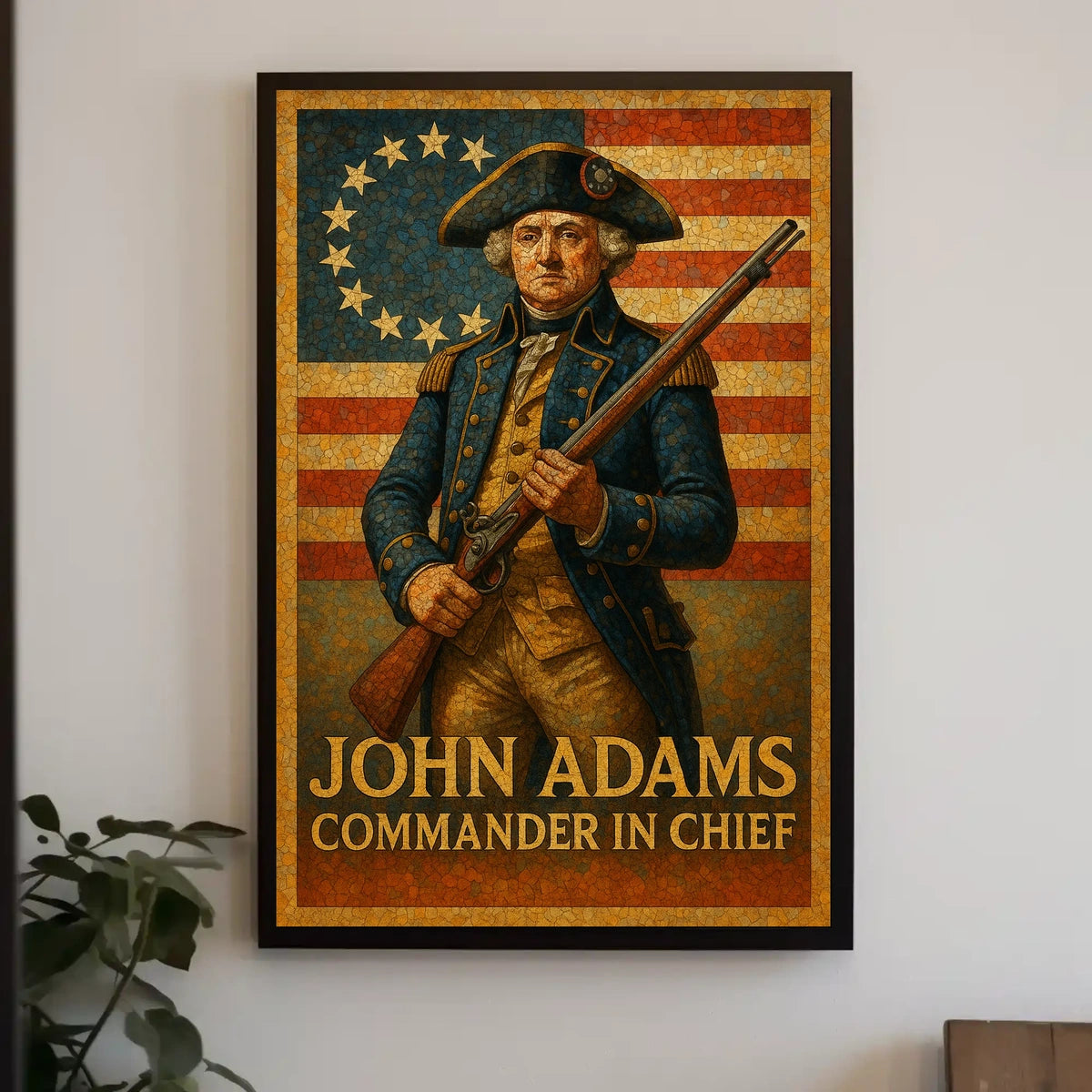 John Adams Commander In Chief Poster
