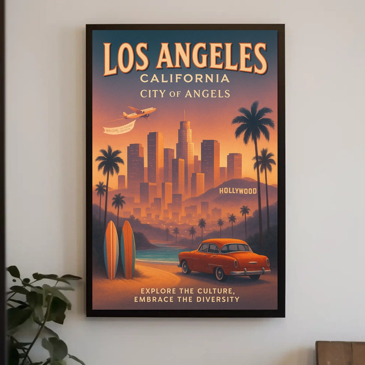 Discover Los Angeles Poster