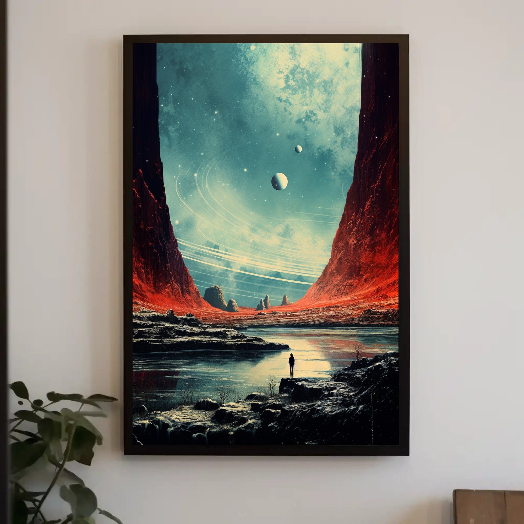Cosmic Landscape Exploration Poster PosterGoat
