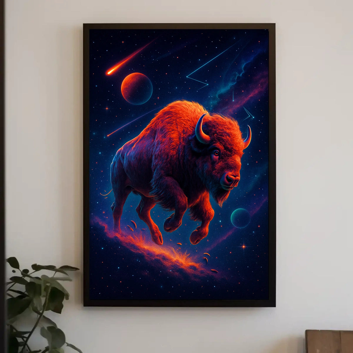 Cosmic Bison Odyssey Poster