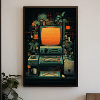 Retro Tech Fusion Poster