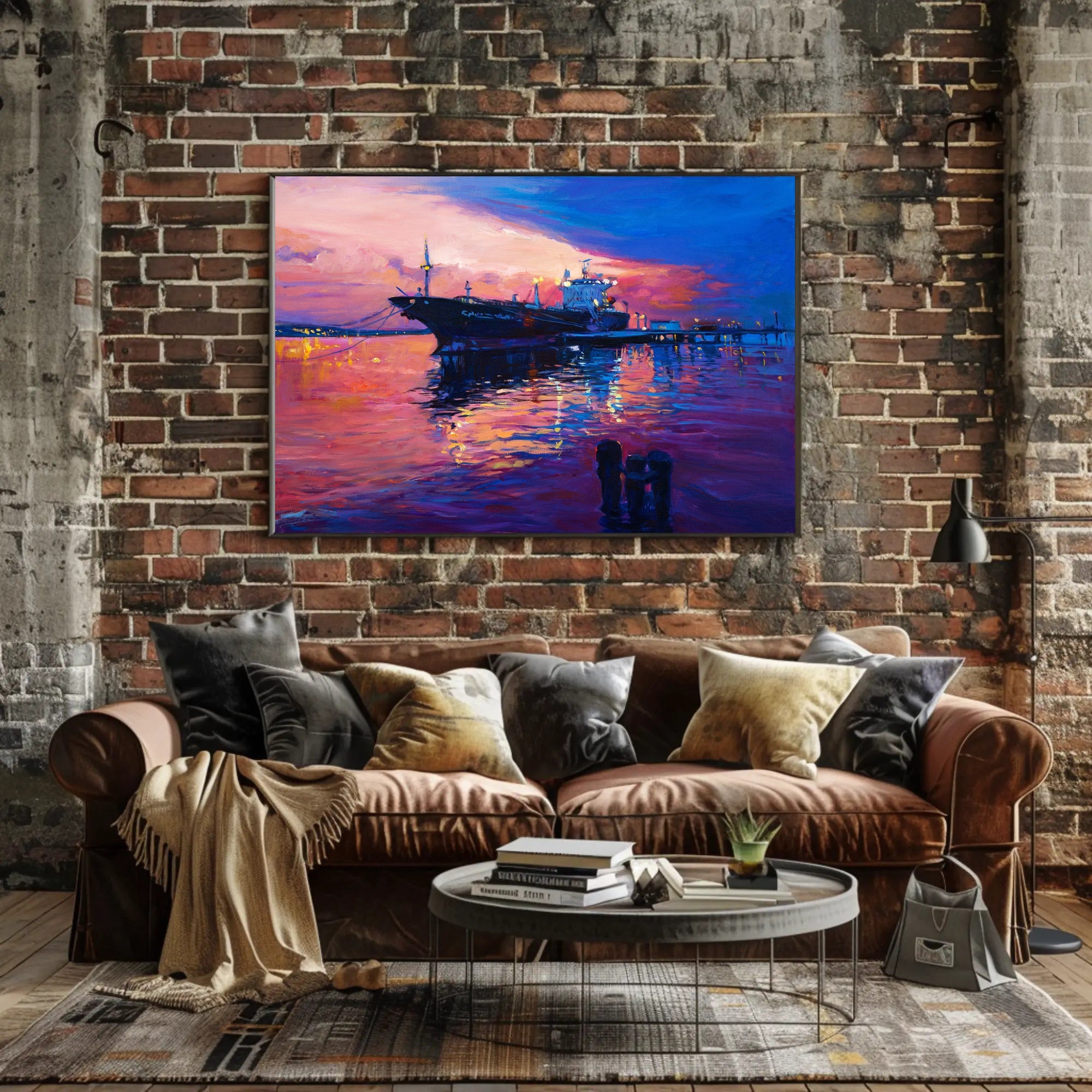 Twilight Harbor Poster