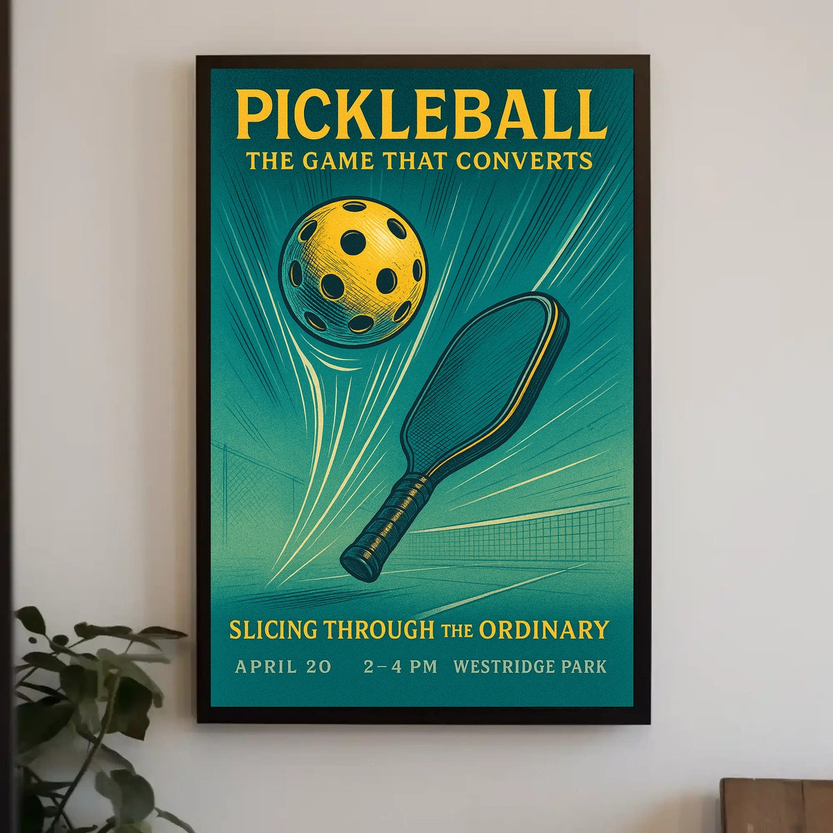 Pickleball Event at Westridge Park Poster