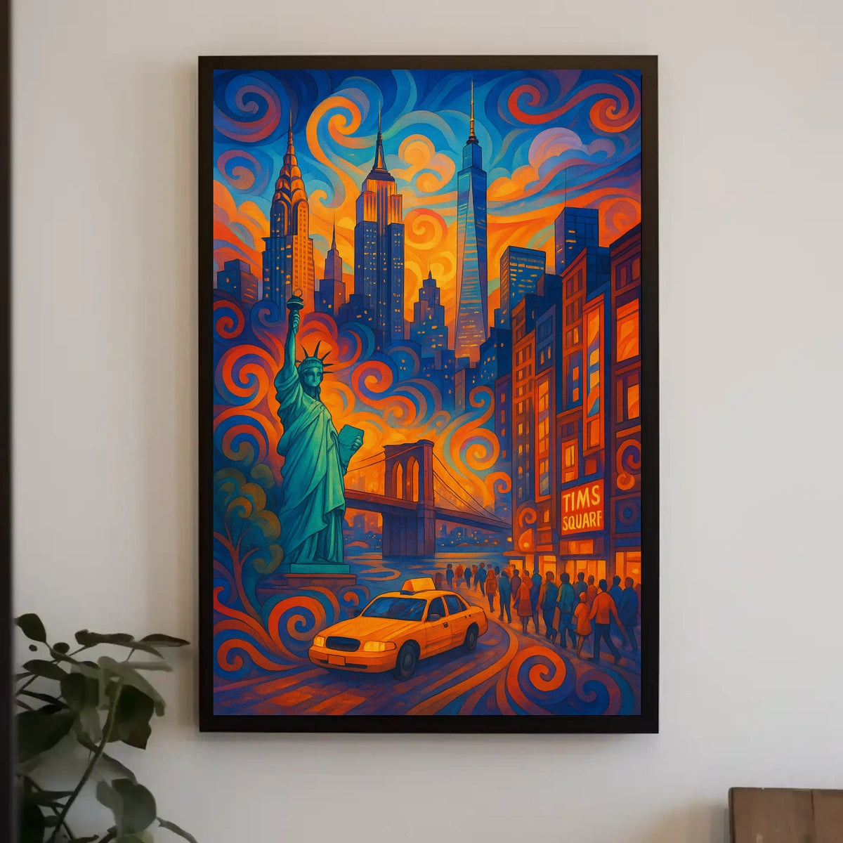 Vivid Dreams of New York Poster