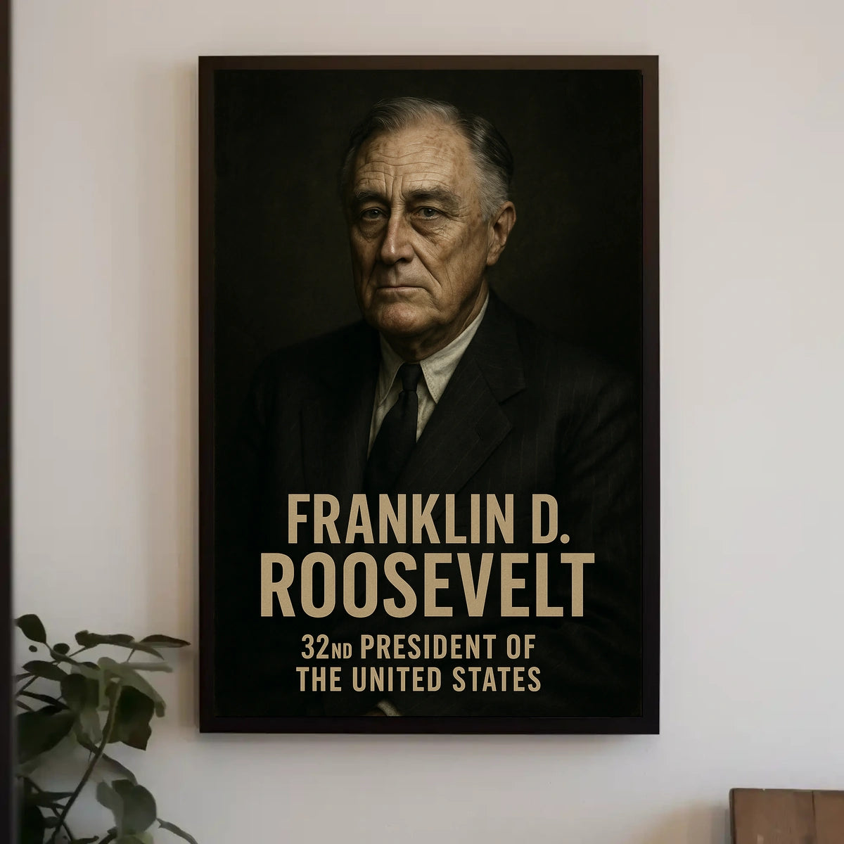 Franklin D. Roosevelt 32nd President Poster