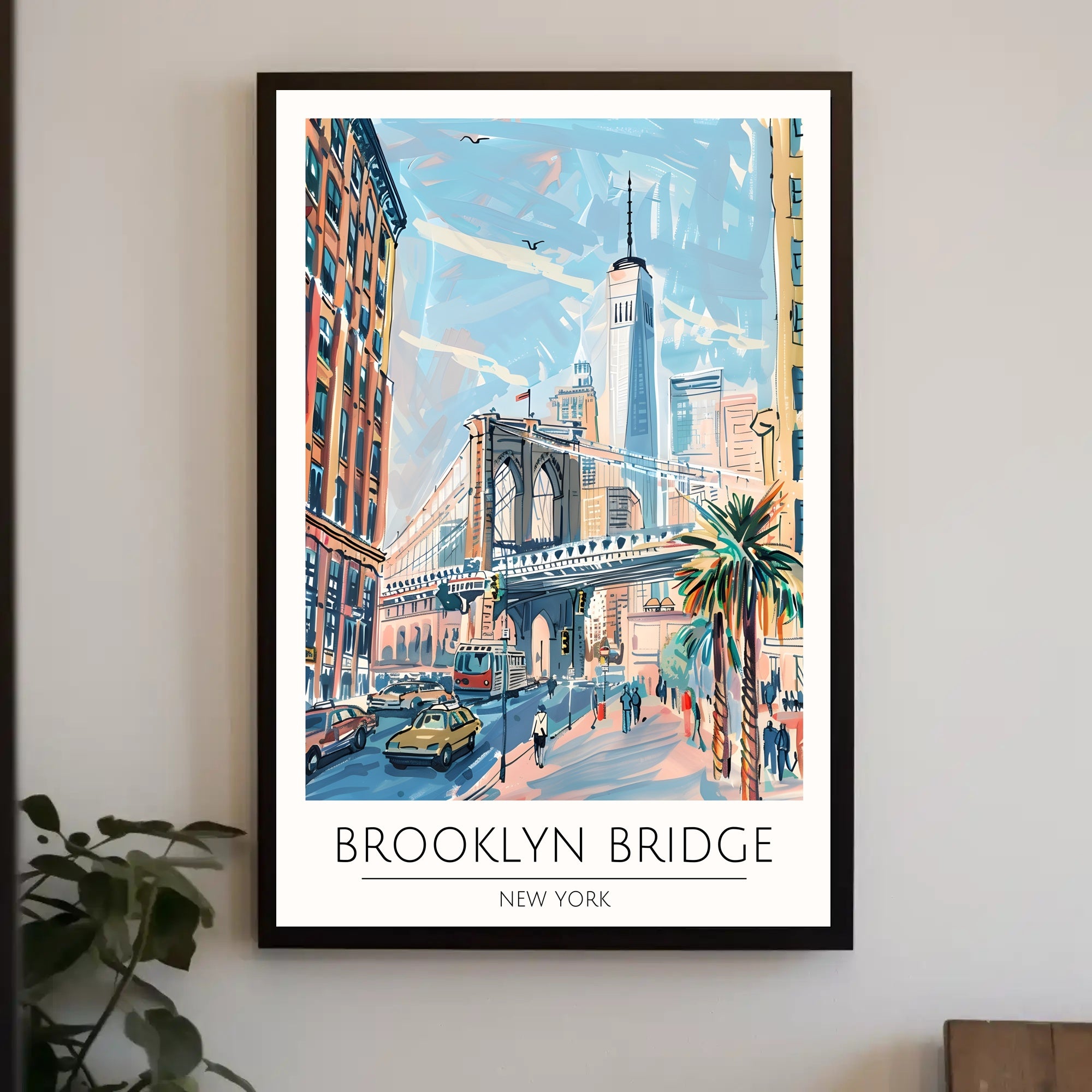 Brooklyn Bridge in New York Poster PosterGoat