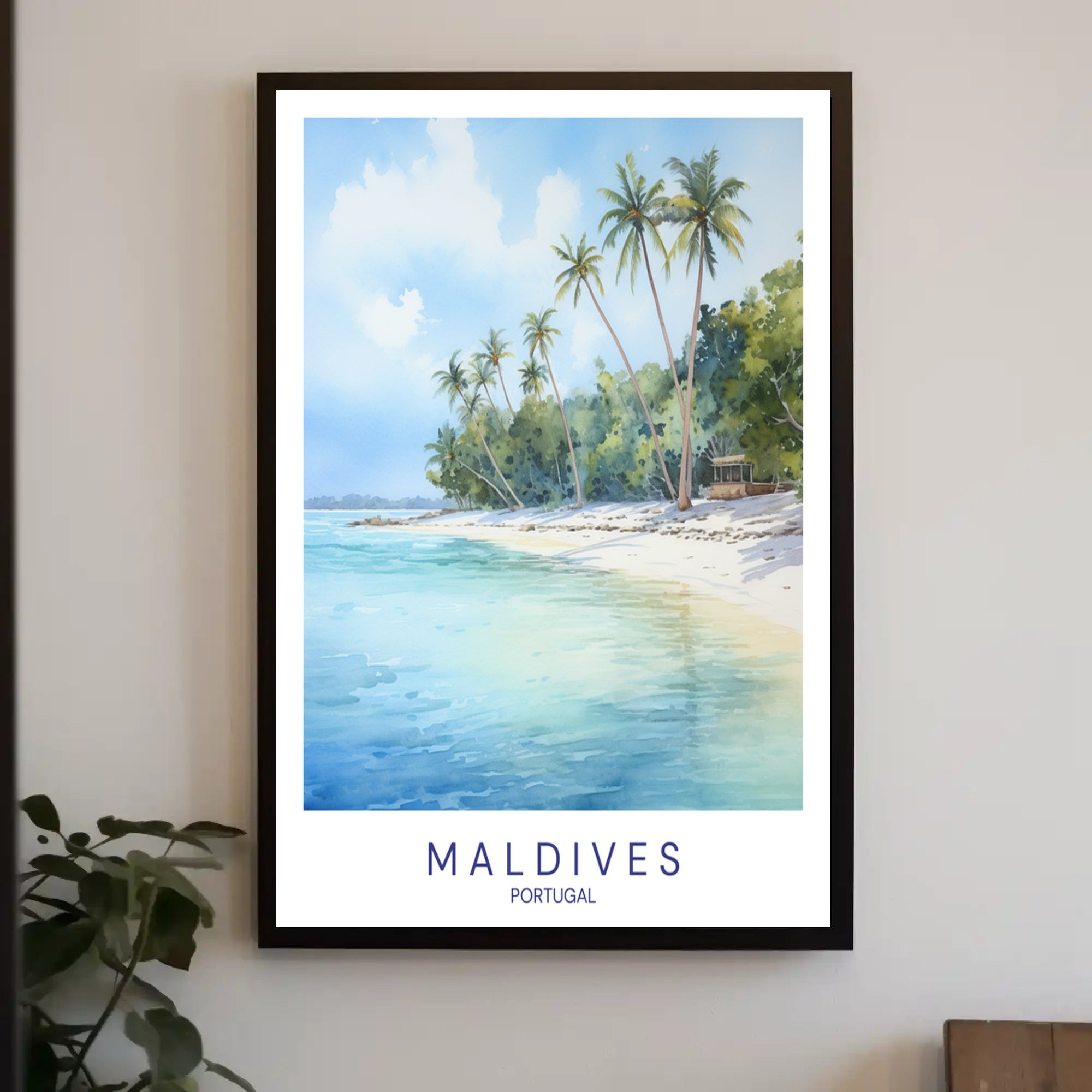 Tropical Beach Paradise Poster PosterGoat