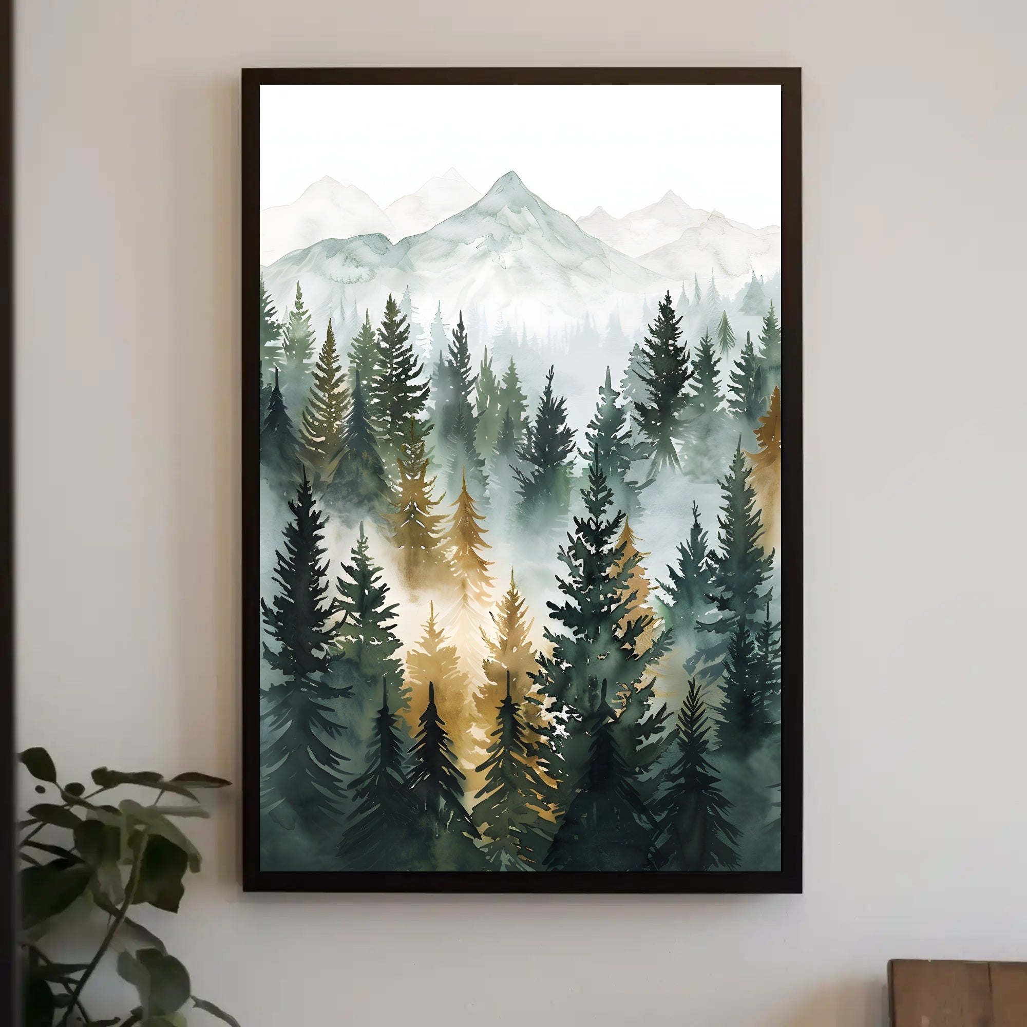 African Savanna Acacia Tree Scenic Travel Poster