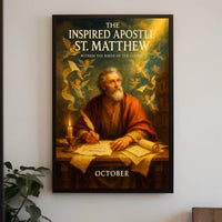 The Inspired Apostle St. Matthew Poster PosterGoat