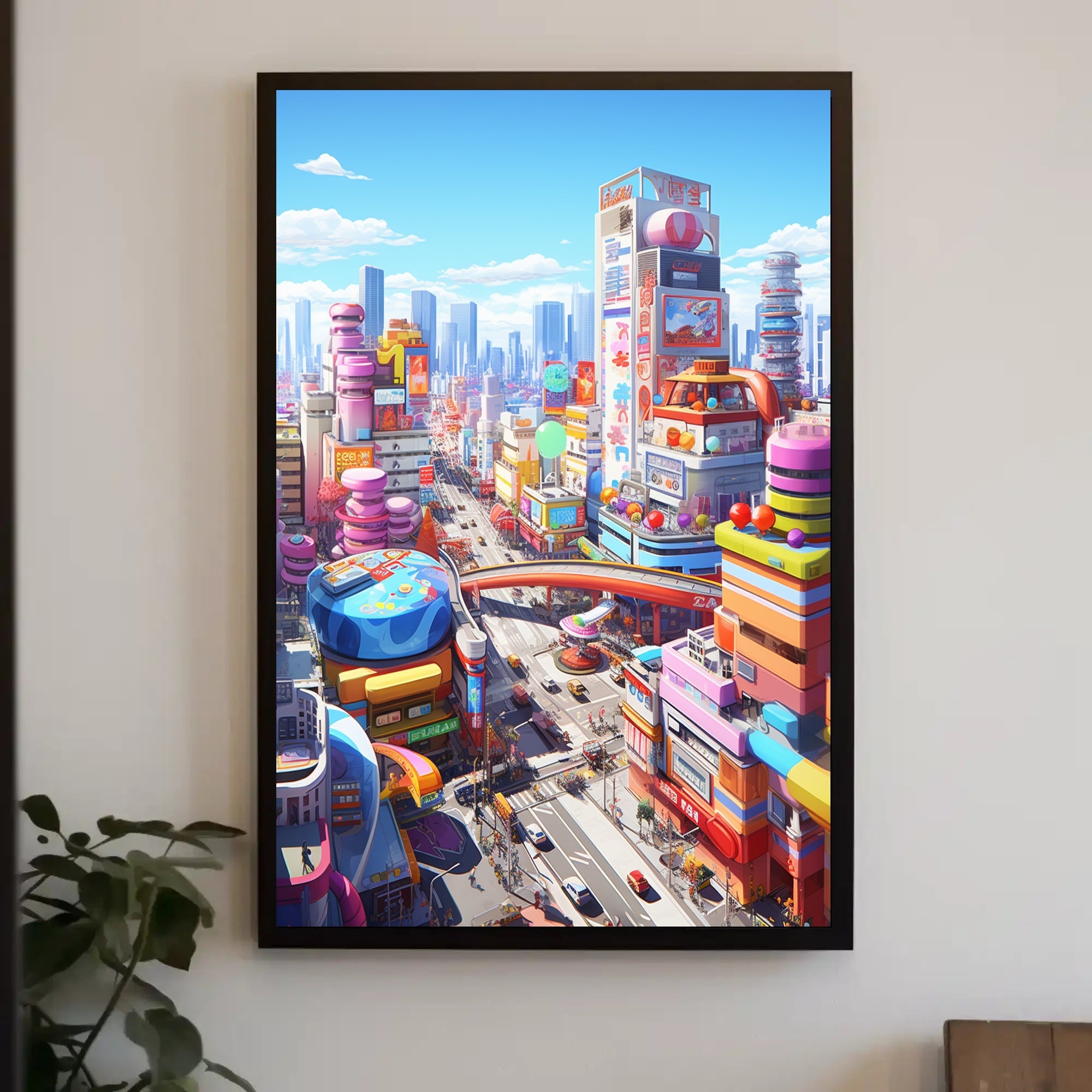 Vibrant Cityscape Poster