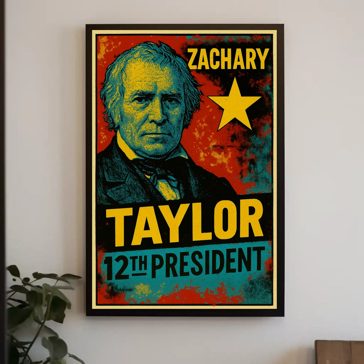 Zachary Taylor 12th President of the United States Graffiti Pop Art Poster