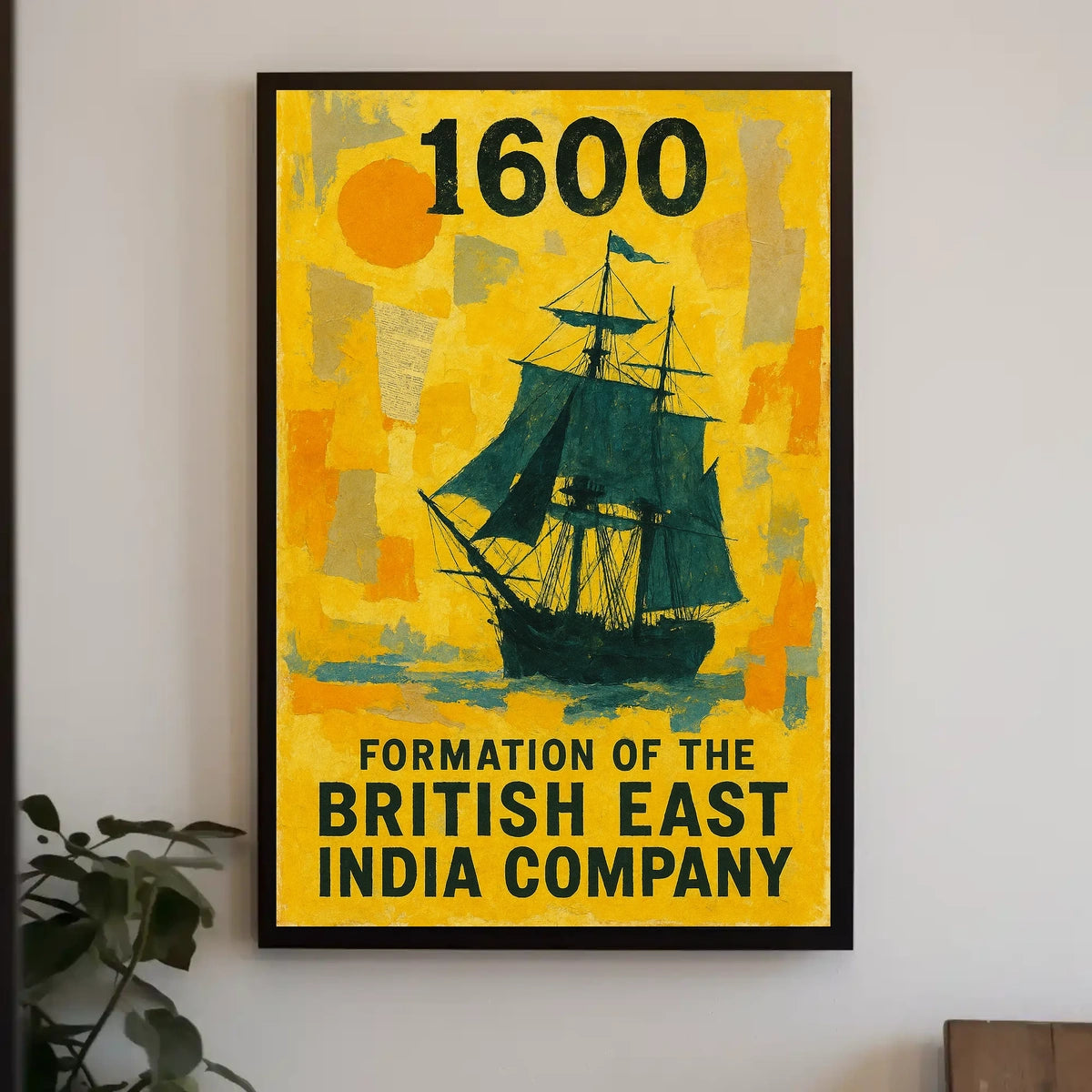 Formation of the British East India Company Poster