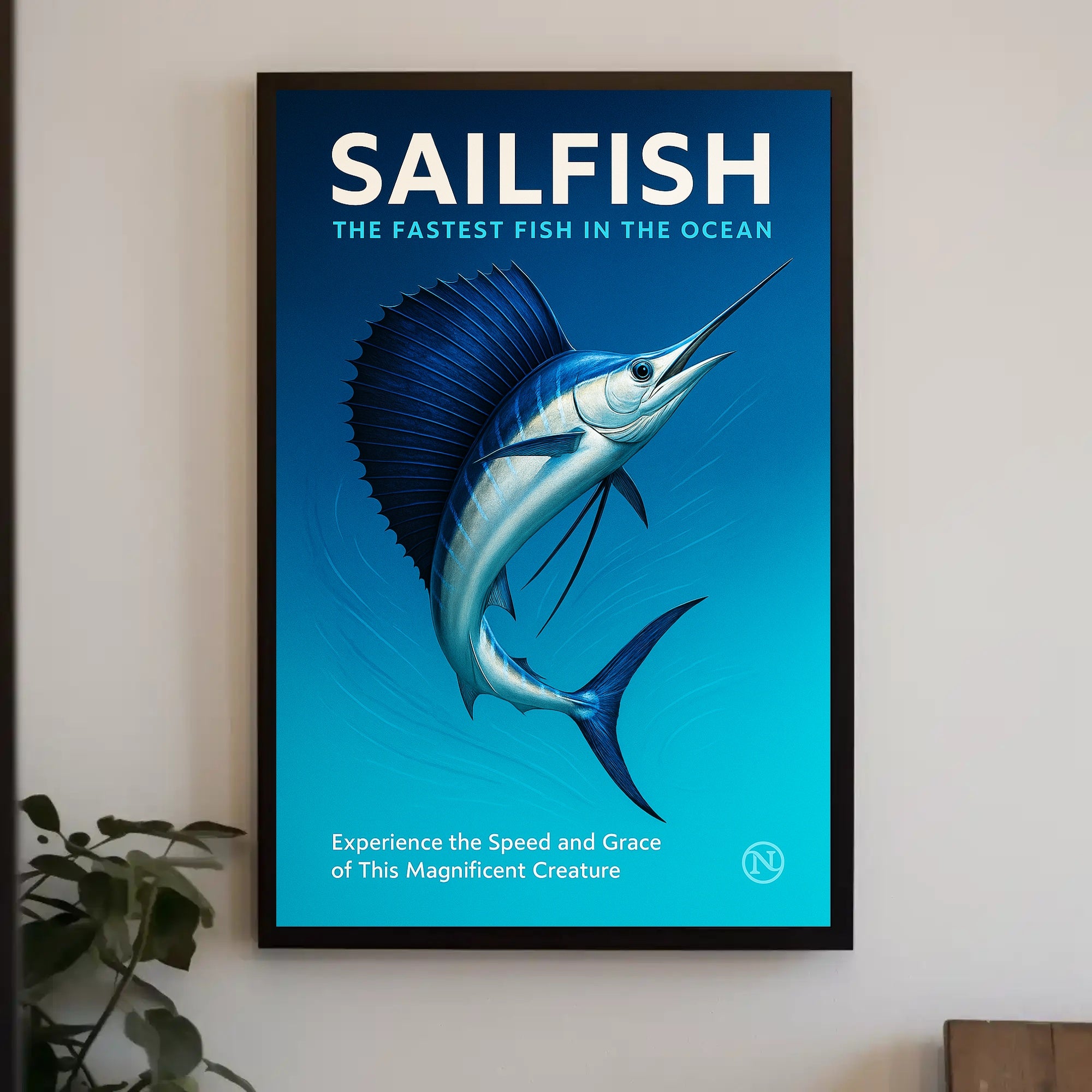 Sailfish The Fastest Fish in the Ocean Poster PosterGoat